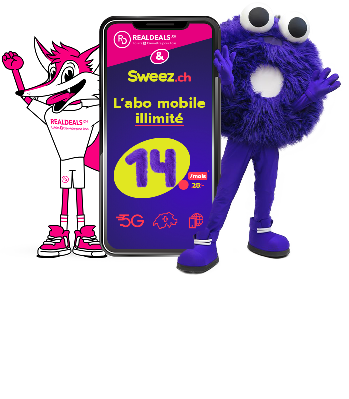 Let's Sweez pour CHF 14.-/mois en partenariat avec Realdeals